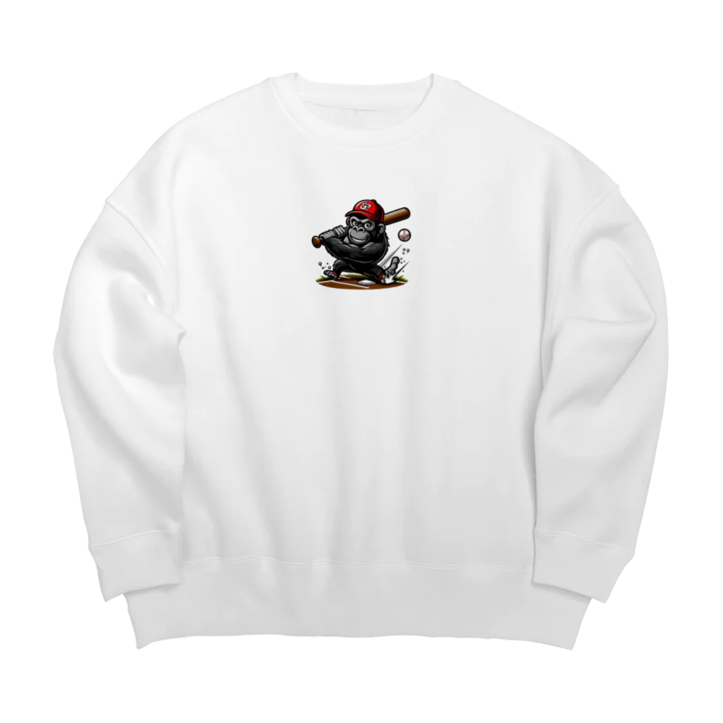 namidamakiの野球ごり Big Crew Neck Sweatshirt