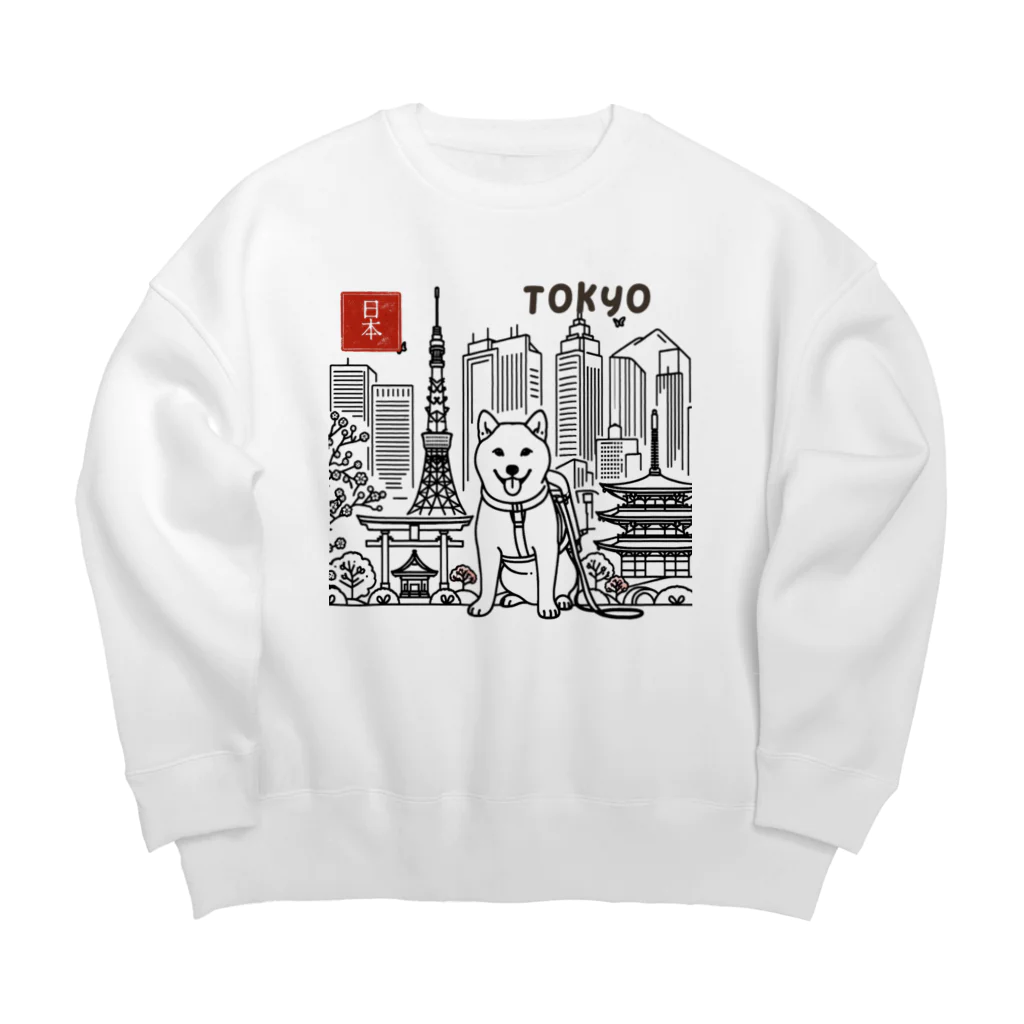 ShibaShibaのShibaShiba Big Crew Neck Sweatshirt