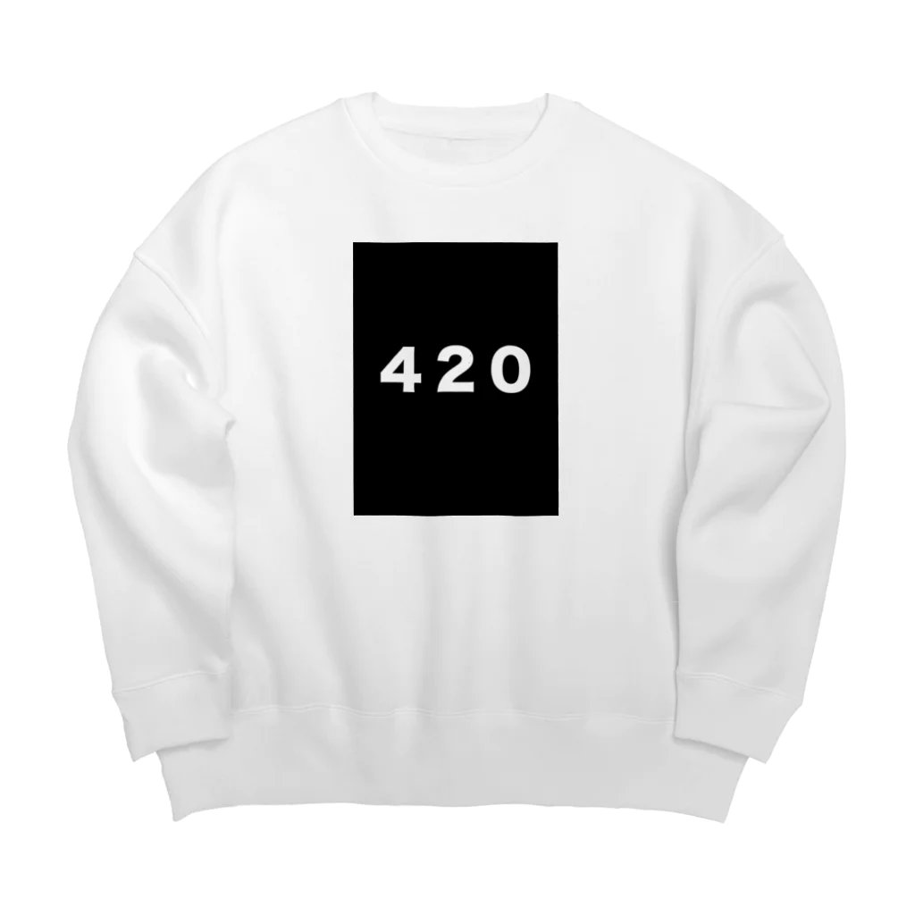 High!?の420/ Big Crew Neck Sweatshirt