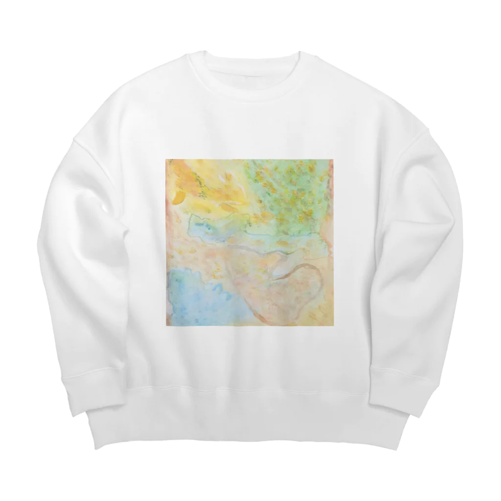 幻想世界のコミエンソユッグドラシル꒰始まりの世界樹꒱ Big Crew Neck Sweatshirt