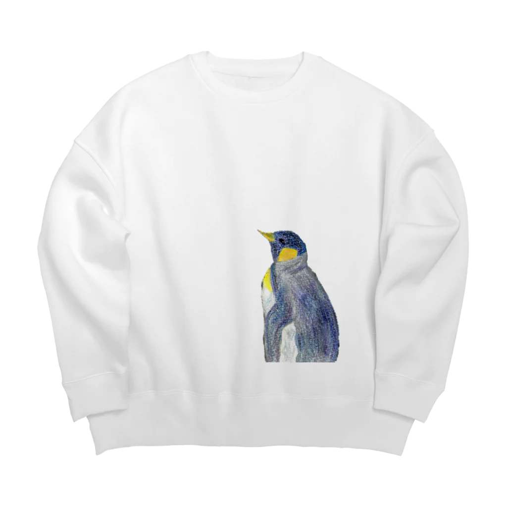 つぎの皇帝ペンギン　ひとり Big Crew Neck Sweatshirt