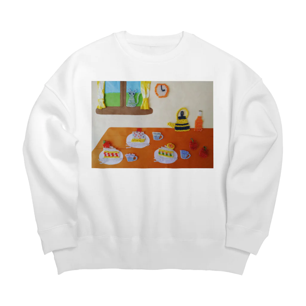 つぎのおやつの時間 Big Crew Neck Sweatshirt