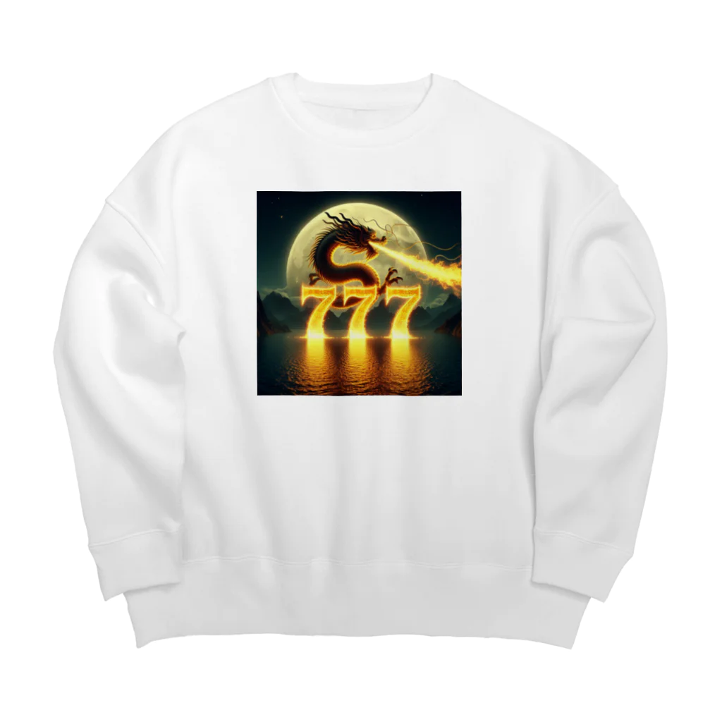 29 dragonのdrgonnumeber777 Big Crew Neck Sweatshirt