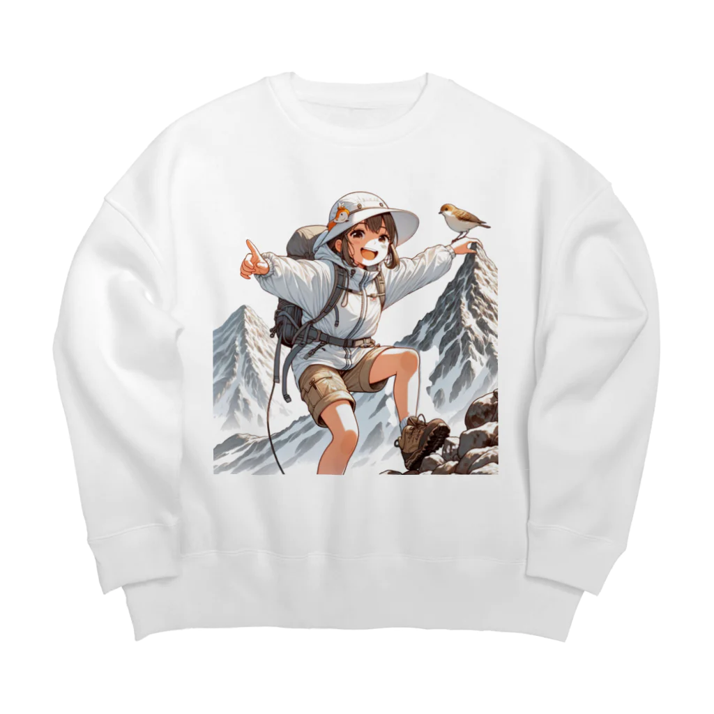 チェリモヤの山ガール 07 Big Crew Neck Sweatshirt