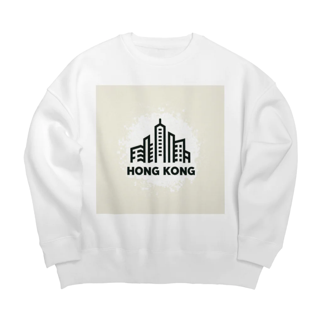 aoharu2005の香港 Big Crew Neck Sweatshirt