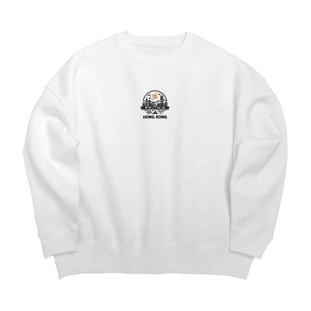 aoharu2005の香港 Big Crew Neck Sweatshirt