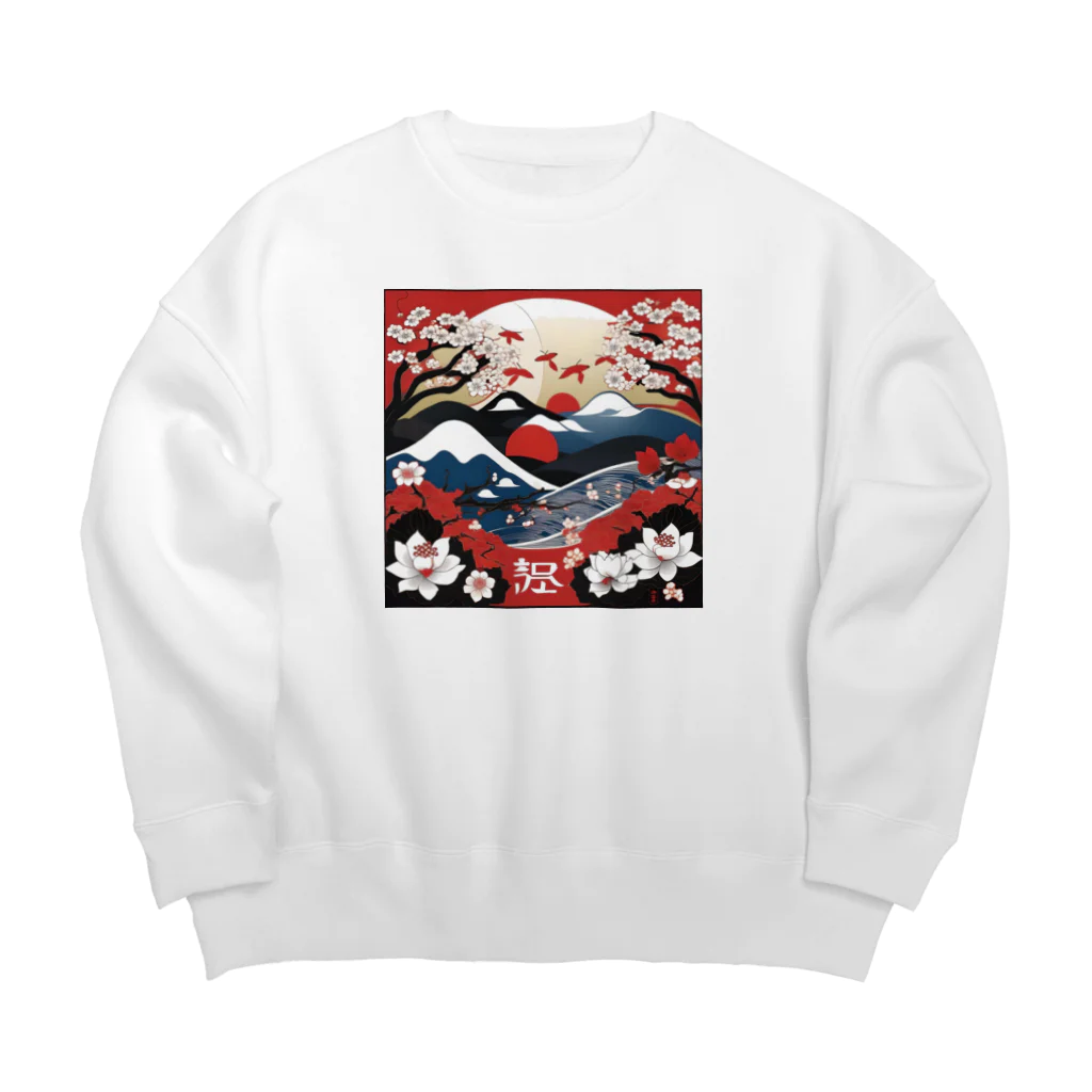 Mr_GeishaのNeo Ｊａｐａｎ Big Crew Neck Sweatshirt