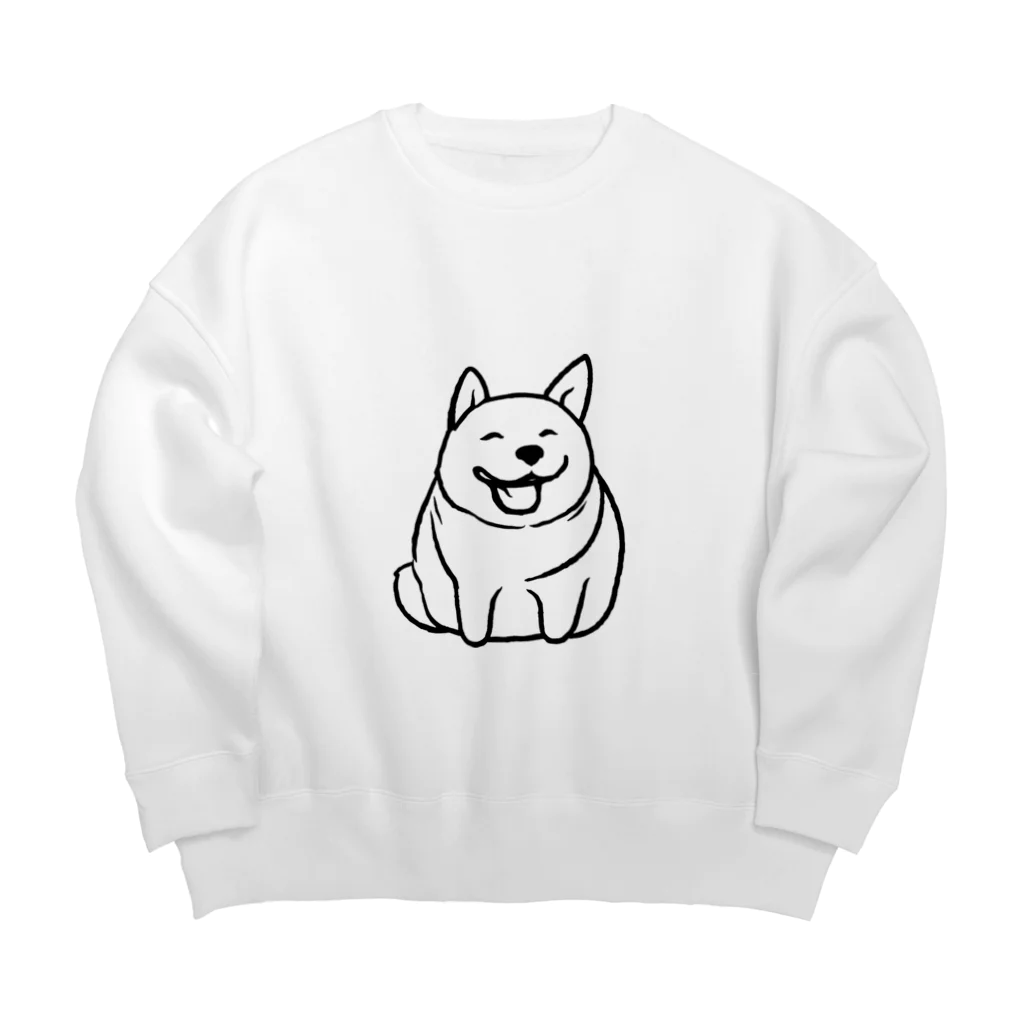 ていく it いーじーのぽちゃしば Big Crew Neck Sweatshirt