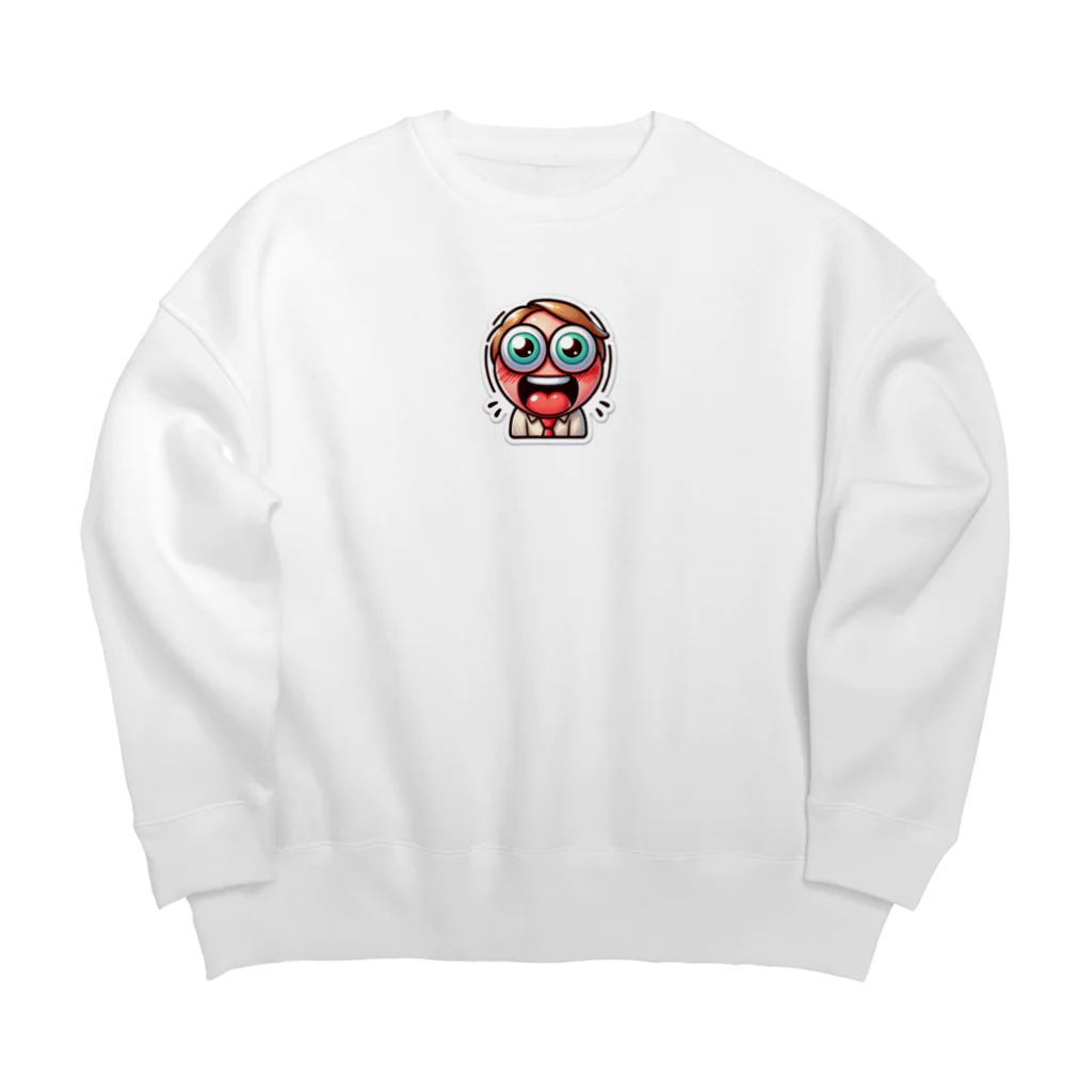 ive-5911のビックリマン！ Big Crew Neck Sweatshirt