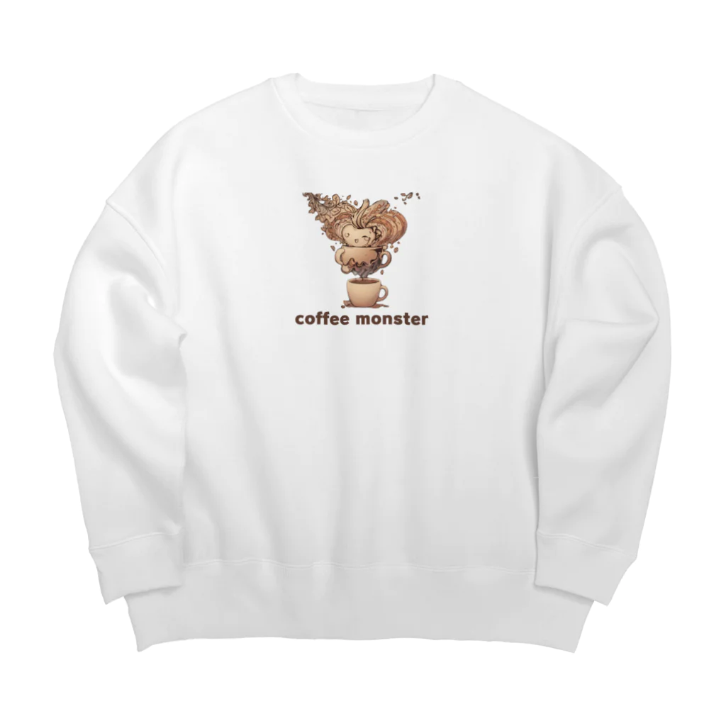 leisurely_lifeのcoffee monster Bourbon Big Crew Neck Sweatshirt