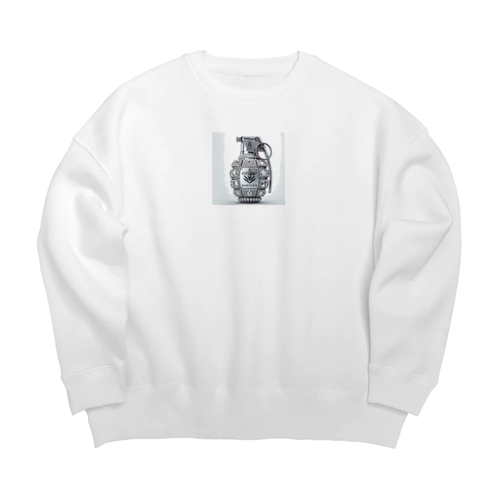 BABYLON  Channel　aiの手榴弾　ダイヤモンド Big Crew Neck Sweatshirt