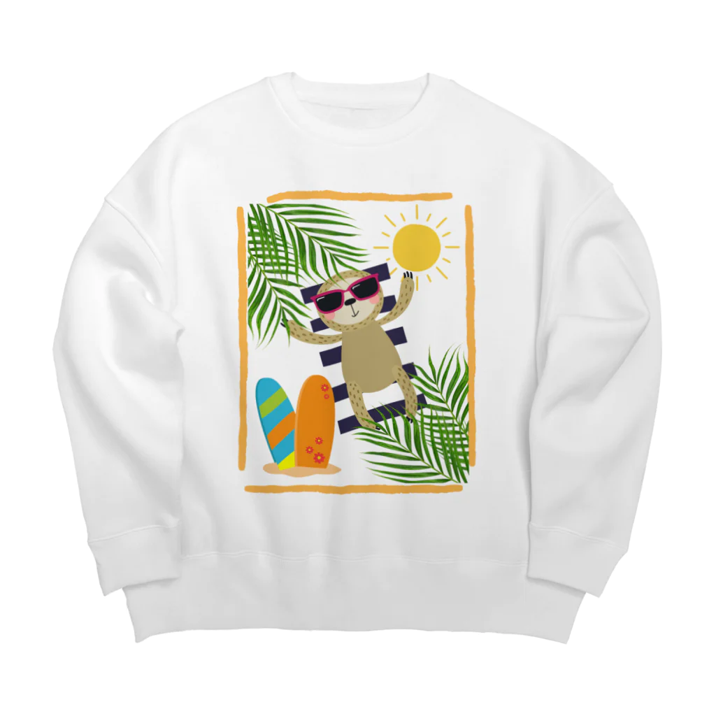 きら星のバカンス Big Crew Neck Sweatshirt