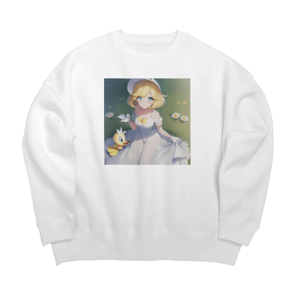 オリジナルグッズショップ KIJITORAのデイジーダック Big Crew Neck Sweatshirt