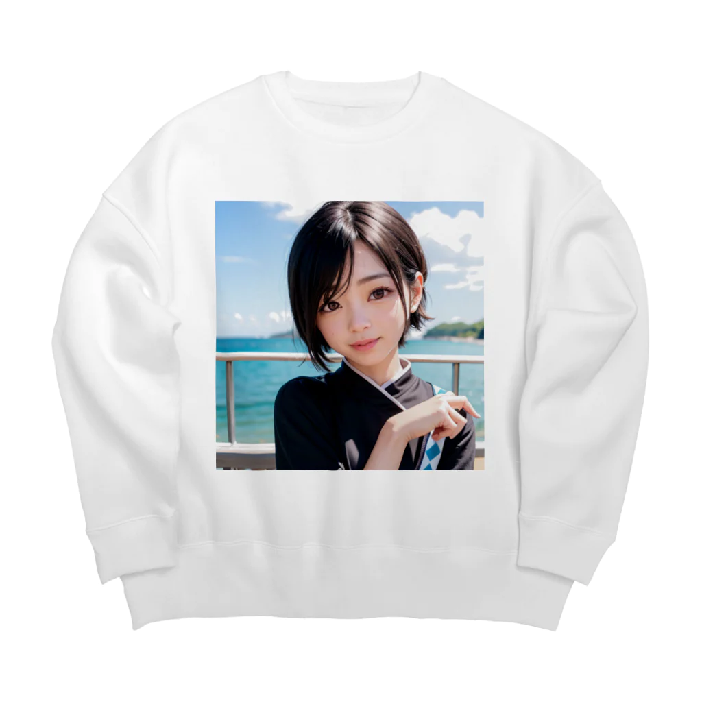 オリジナルグッズショップ KIJITORAのSHISHAMO Big Crew Neck Sweatshirt