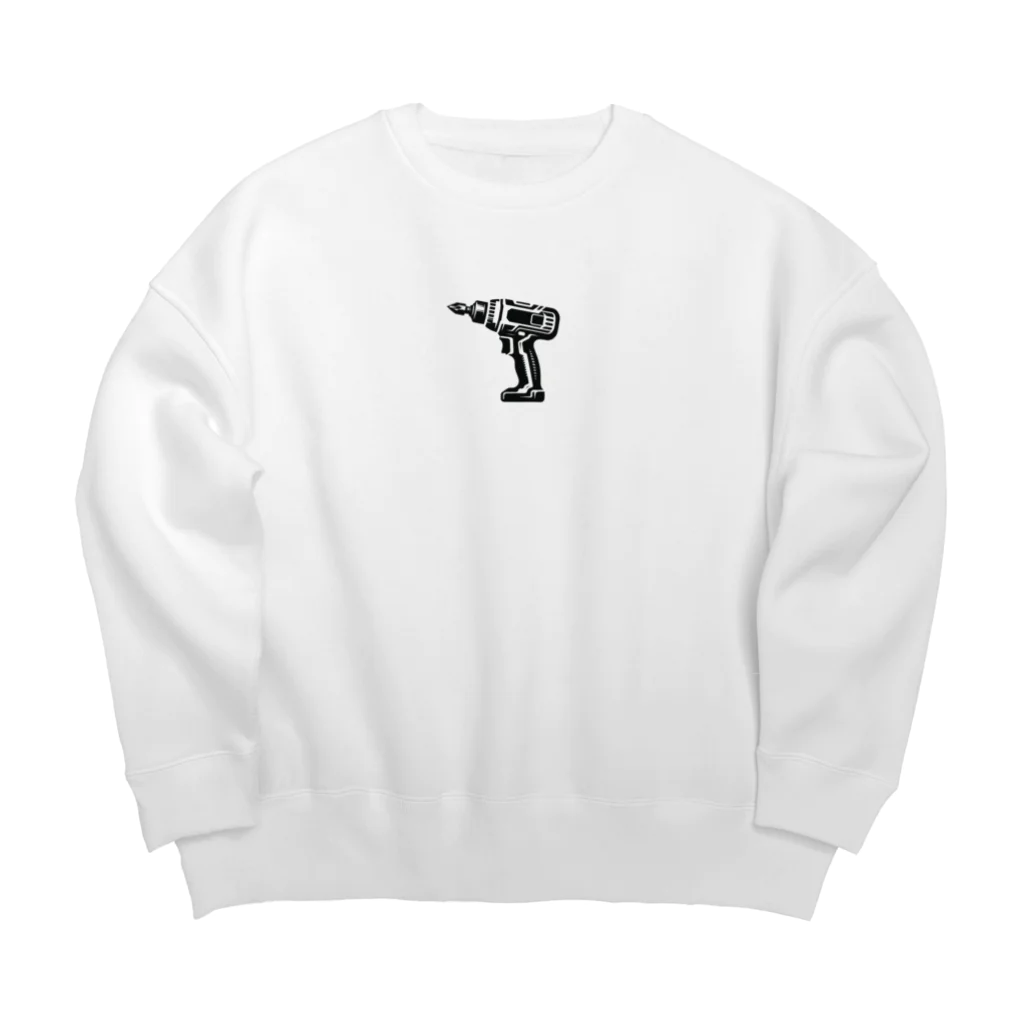 ちんみやのねじねじインパクトドライバー Big Crew Neck Sweatshirt