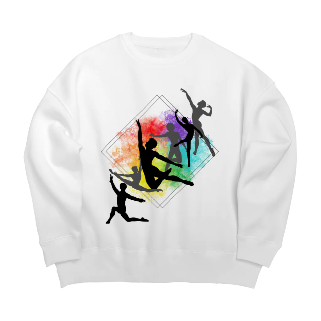 アトリエ レオズのmale ballet dancers(薄色用） Big Crew Neck Sweatshirt