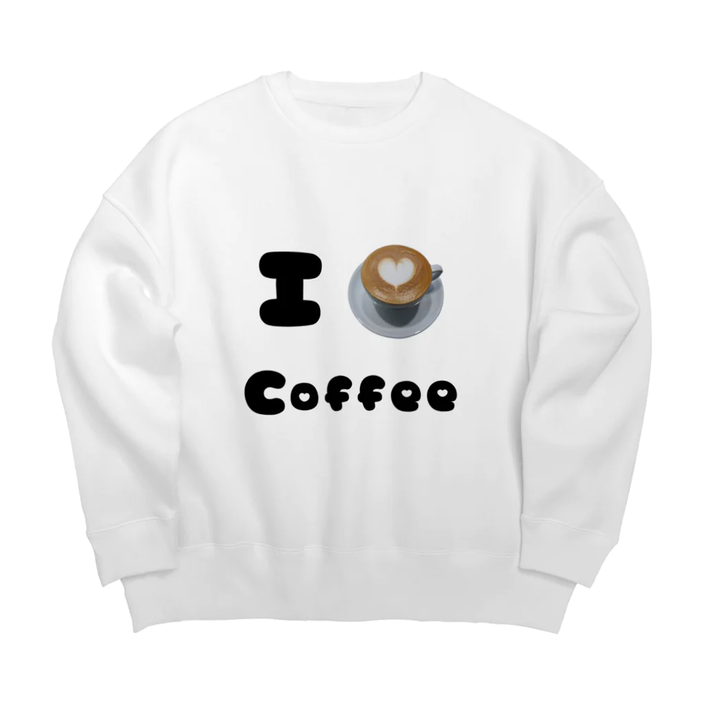 BIMAMECOFFEEのI♡coffee Big Crew Neck Sweatshirt