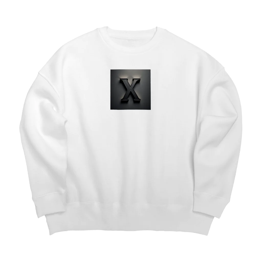 WORLDのかっこよく描いたX Big Crew Neck Sweatshirt