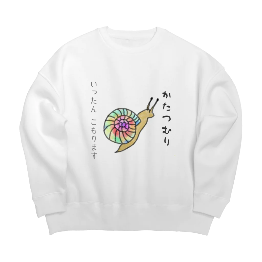 honoeのしんぼるず→かたつむり Big Crew Neck Sweatshirt