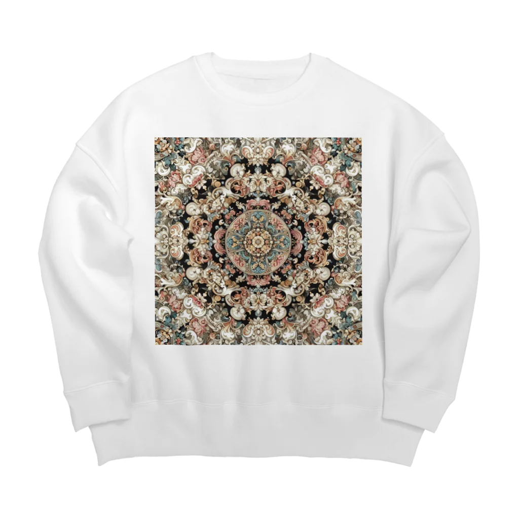 BABYLON  Channel　aiのRenaissance  baroque模様　ヨーロピアン Big Crew Neck Sweatshirt