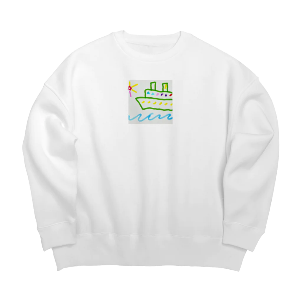 海の幸のクルーズ船 Big Crew Neck Sweatshirt