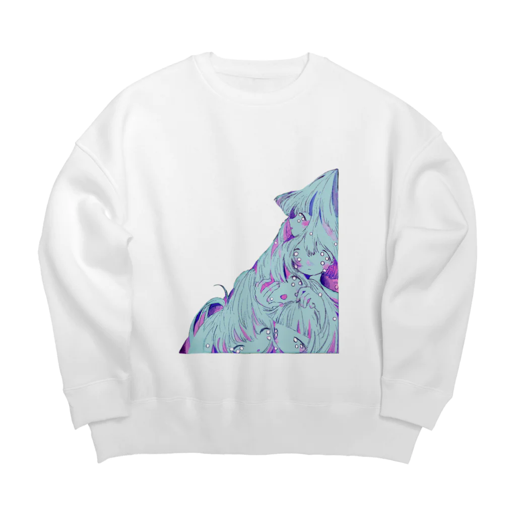 遠藤葉月の自信作のかおがいっぱい Big Crew Neck Sweatshirt