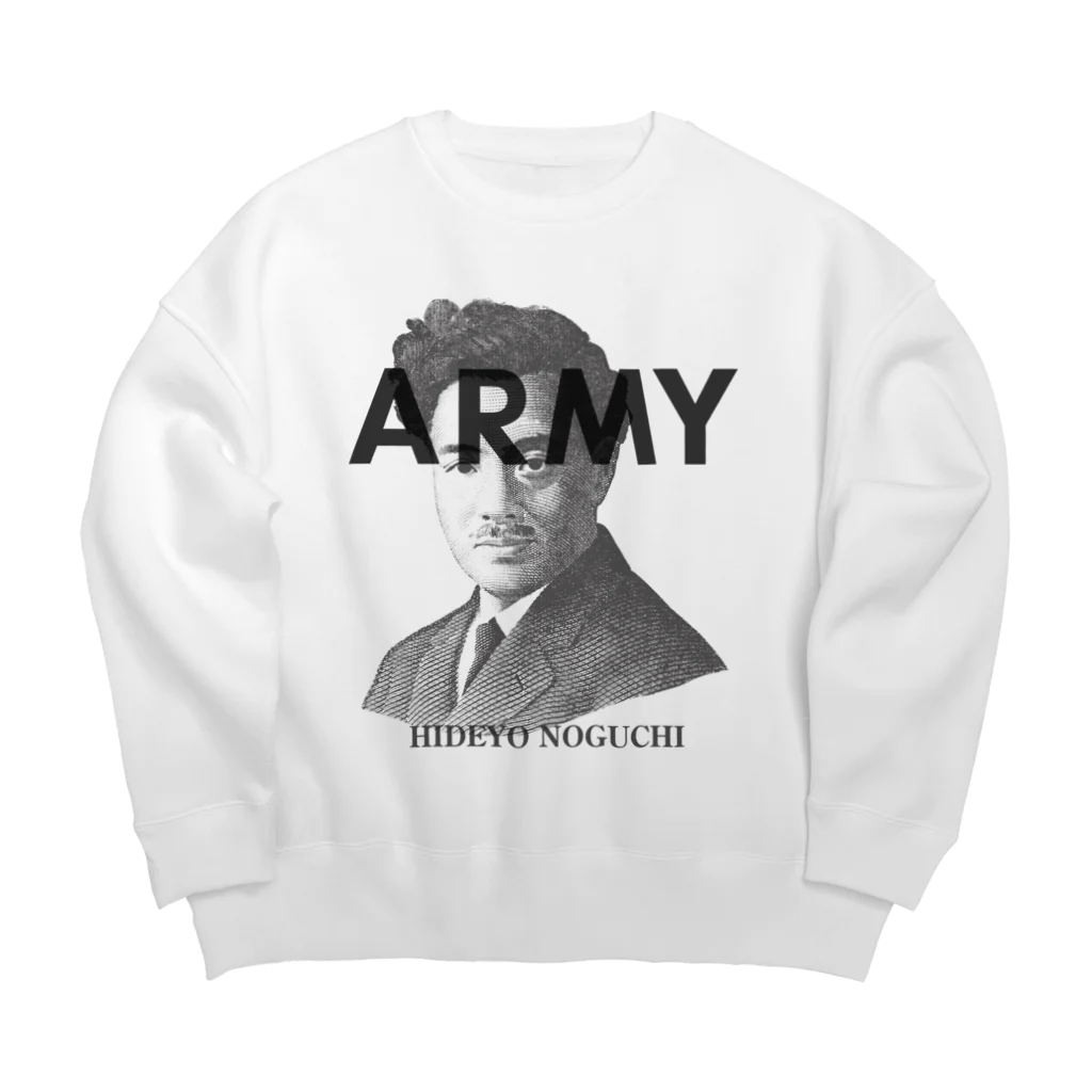 部屋とデニムとわたしのU.S.ARMYな野口英世さん Big Crew Neck Sweatshirt