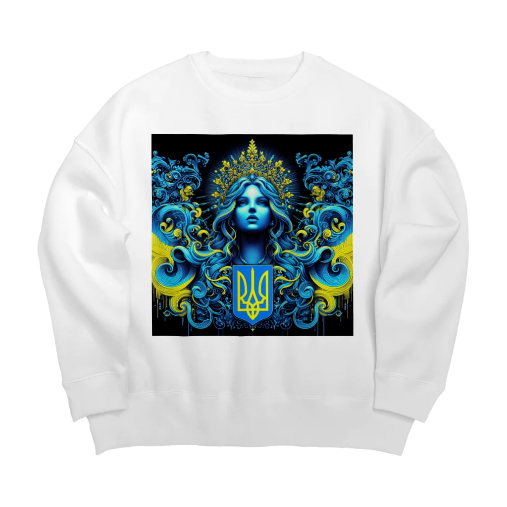 BABYLON  Channel　aiのウクライナ　モコシ神話　Renaissance Big Crew Neck Sweatshirt