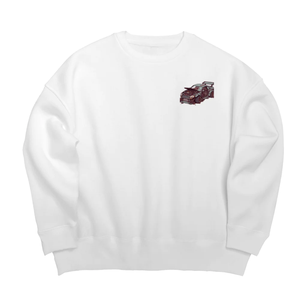 SaBATaNの車シリーズ3 Big Crew Neck Sweatshirt