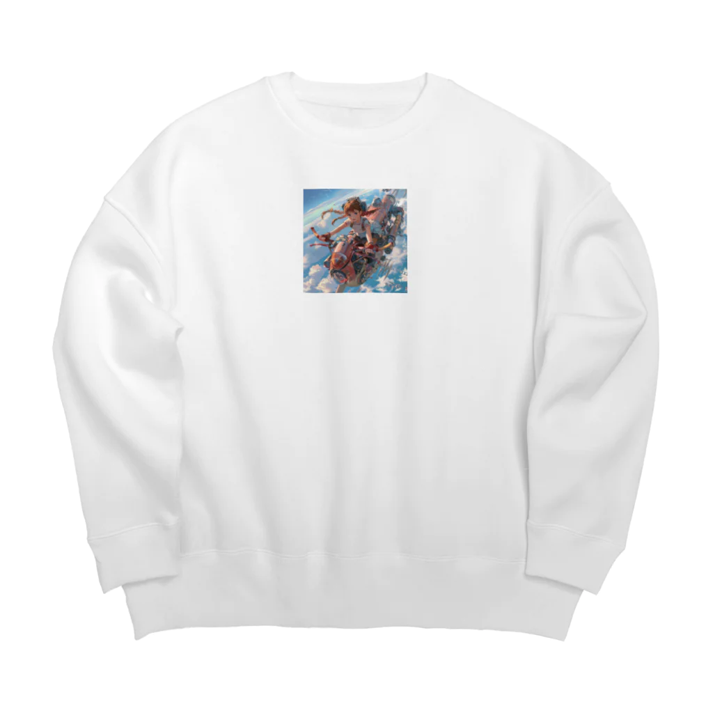 AQUAMETAVERSEのフライングバイク　Tomoe bb 2712 Big Crew Neck Sweatshirt