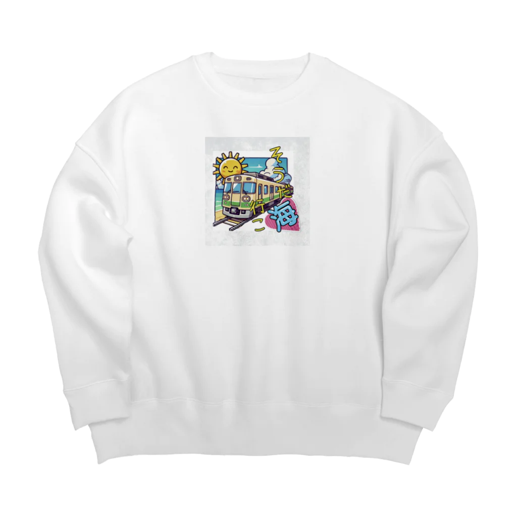 Enishi Create Shopのおもいたったら！ Big Crew Neck Sweatshirt