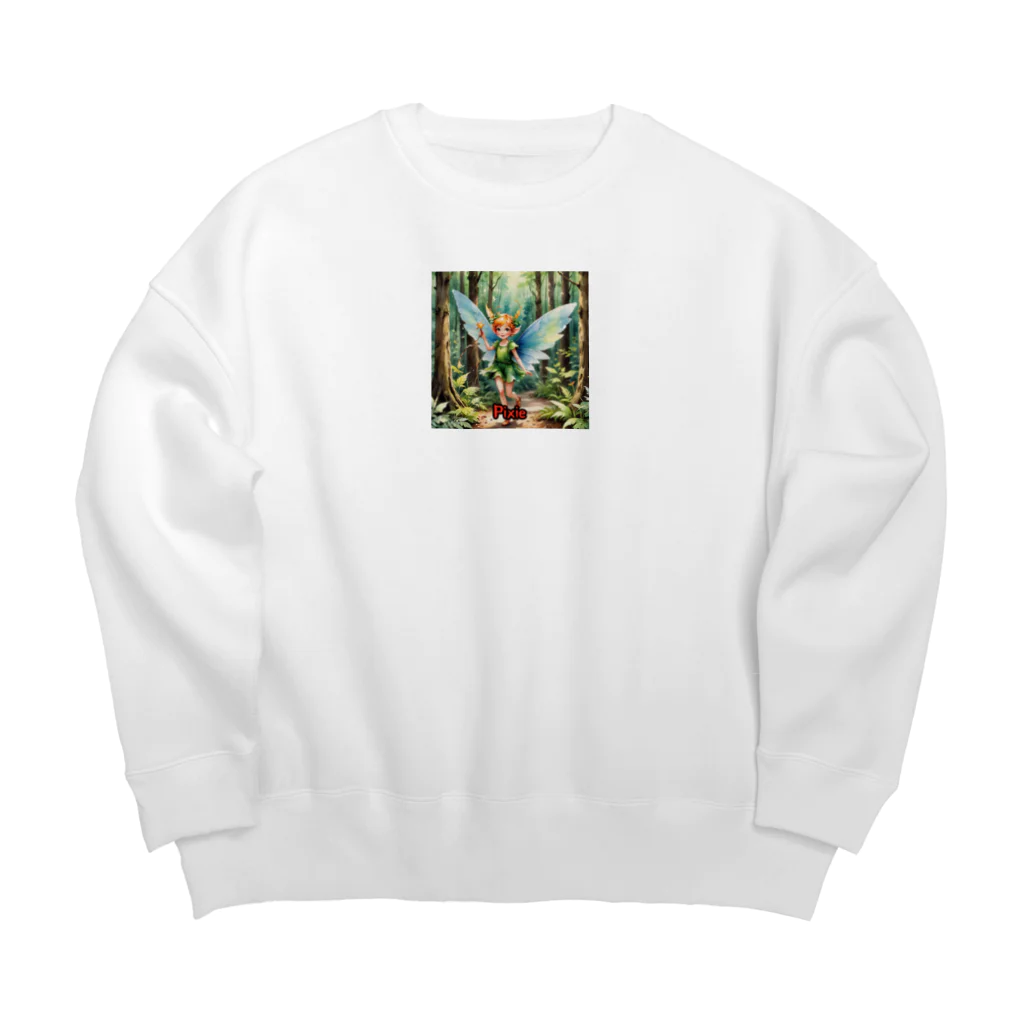 nkbg50のモンスターシリーズ（リアル）：Pixie Big Crew Neck Sweatshirt