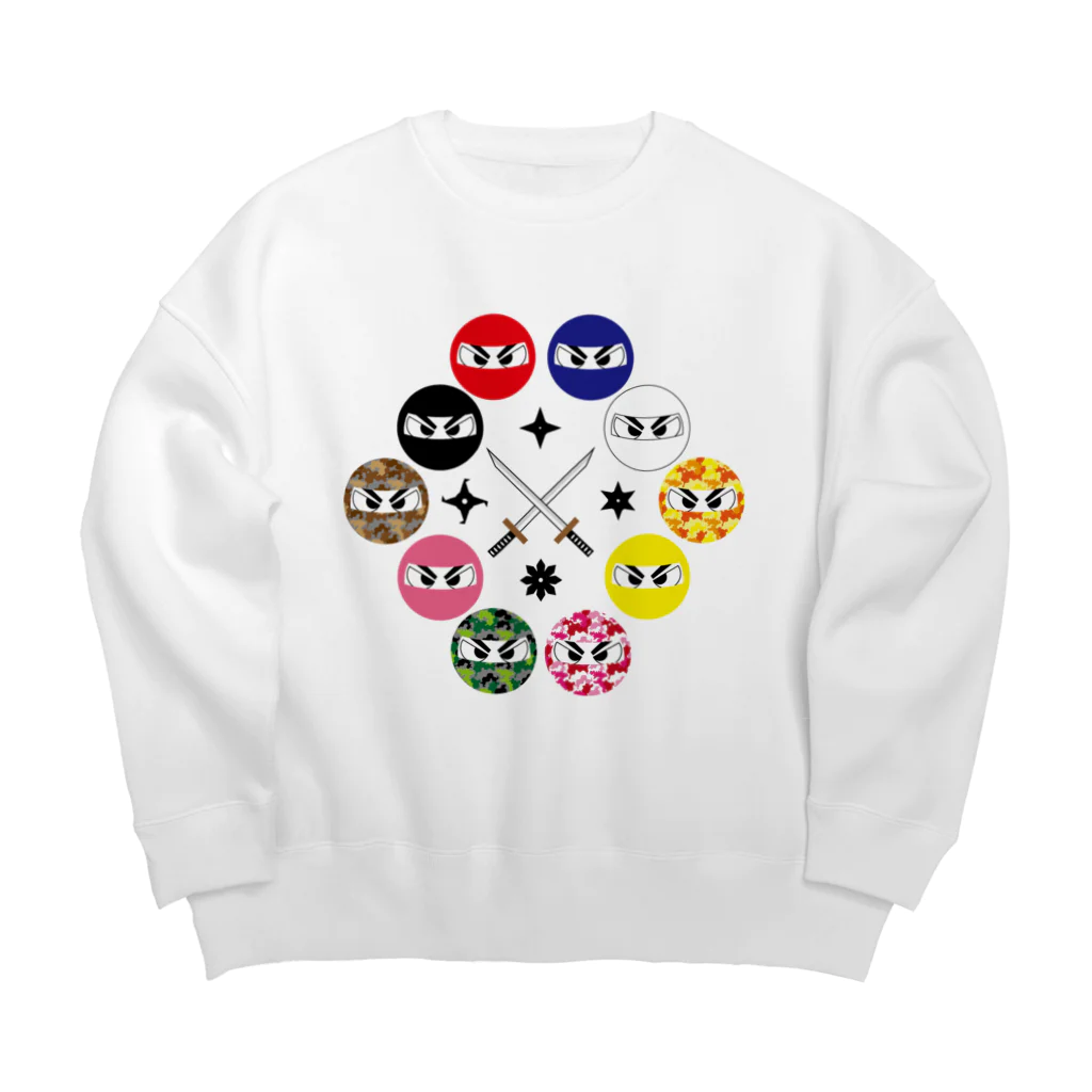 Tossy's colorの【忍び】忍び勢ぞろい Big Crew Neck Sweatshirt