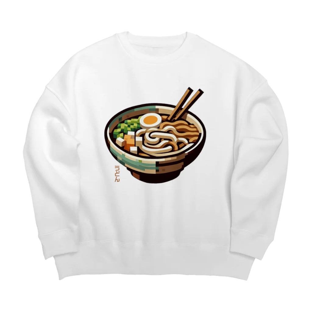 脂身通信Ｚのうどん_240701 Big Crew Neck Sweatshirt