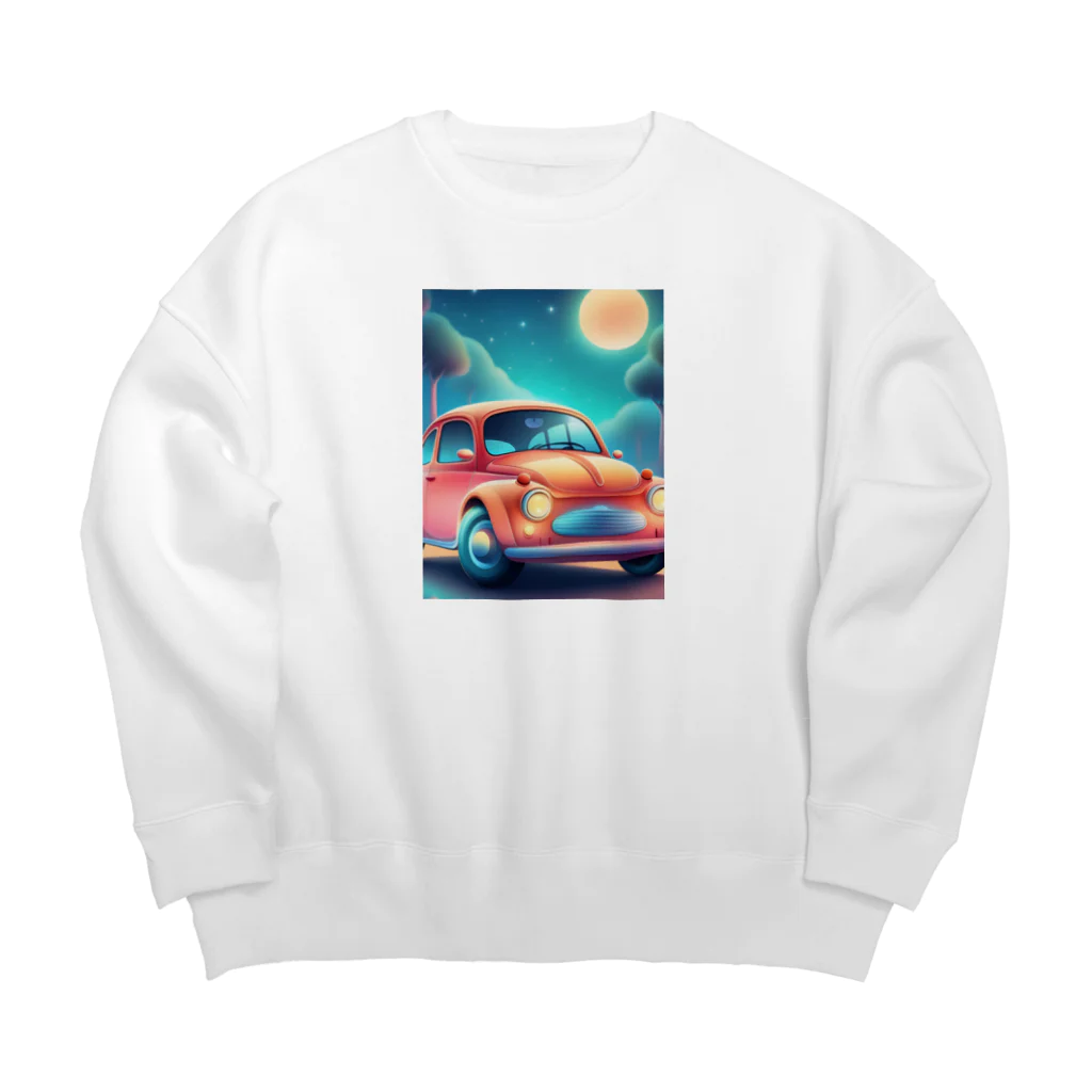 okagiの車 Big Crew Neck Sweatshirt