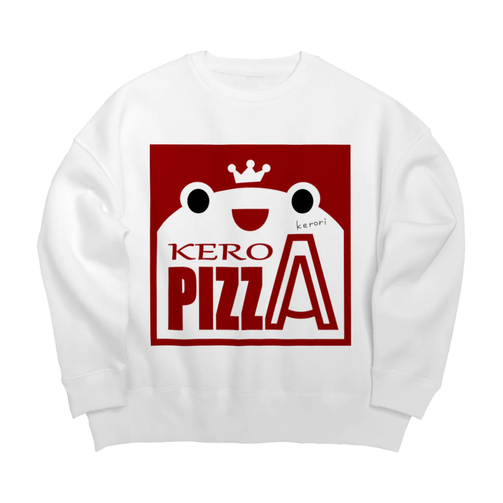 雑貨屋kerori(ザッカヤケロリ）のKERO PIZZA（ケロピザ） Big Crew Neck Sweatshirt