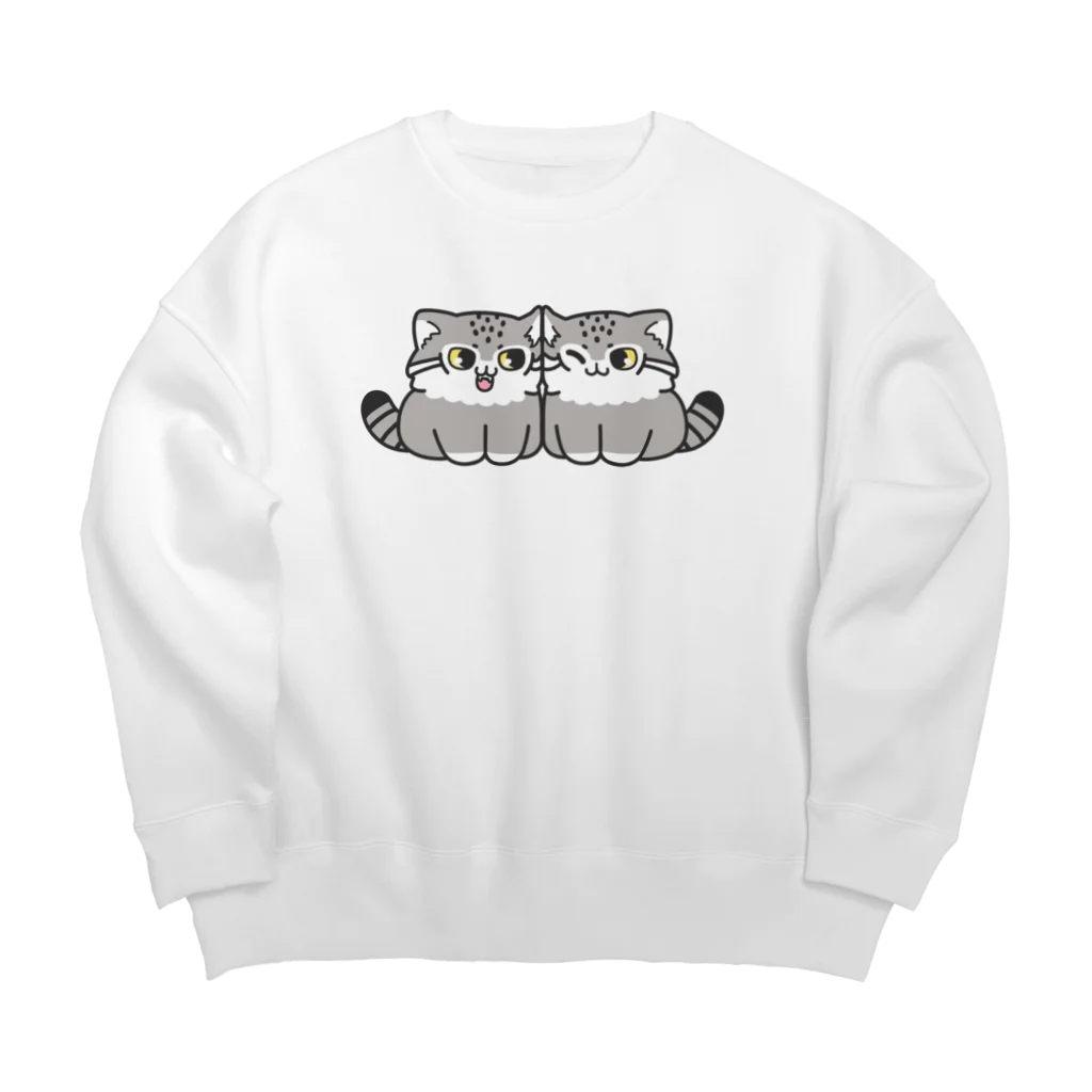 多喜のコマヌルtwins Big Crew Neck Sweatshirt