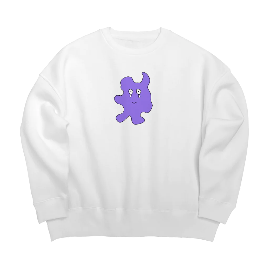 HARU999のなきがおくん Big Crew Neck Sweatshirt