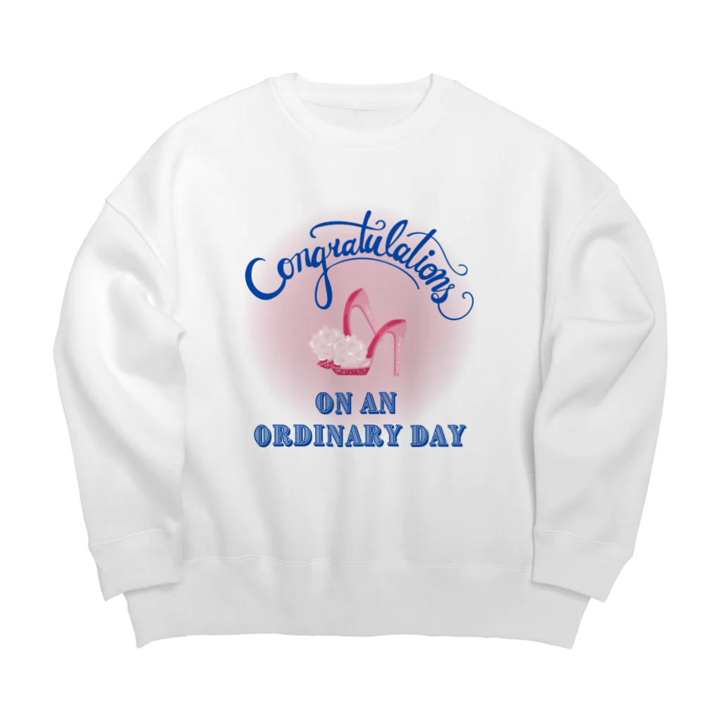 hanatare_marketのCongratulations！ Big Crew Neck Sweatshirt