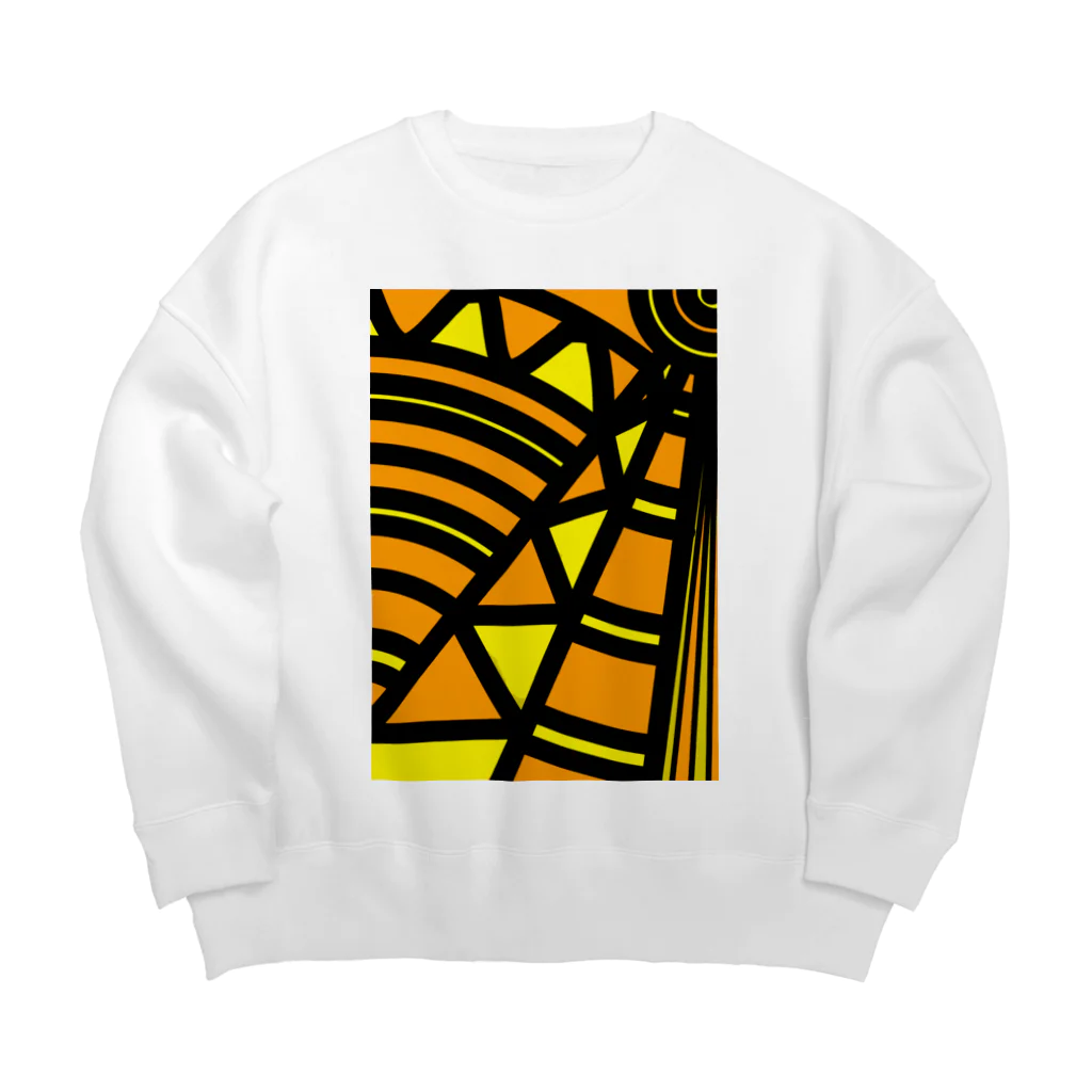 LiNKaGeのSUN Big Crew Neck Sweatshirt