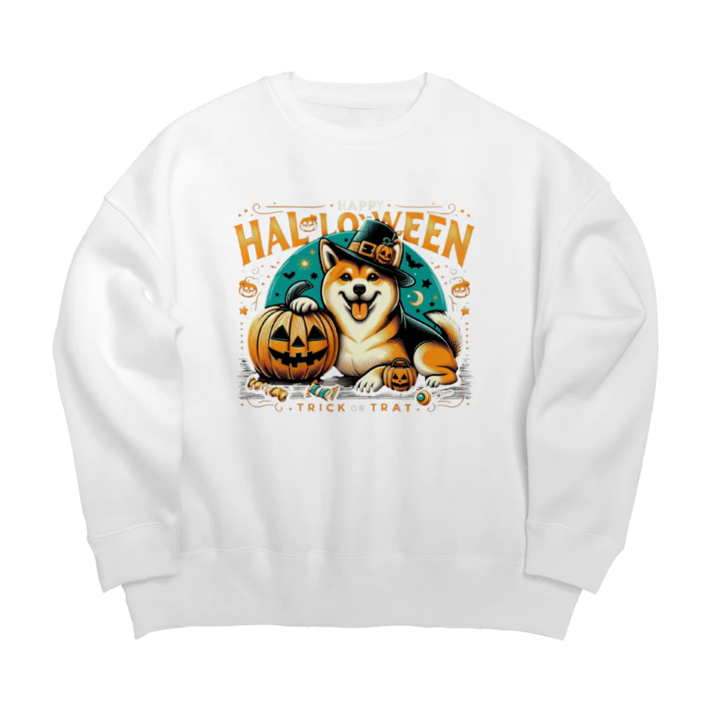 Naoki21のDOG x HALLOWEEN 02 Big Crew Neck Sweatshirt