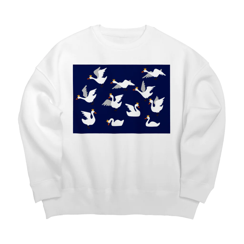 Amiの白鳥の王子  Big Crew Neck Sweatshirt