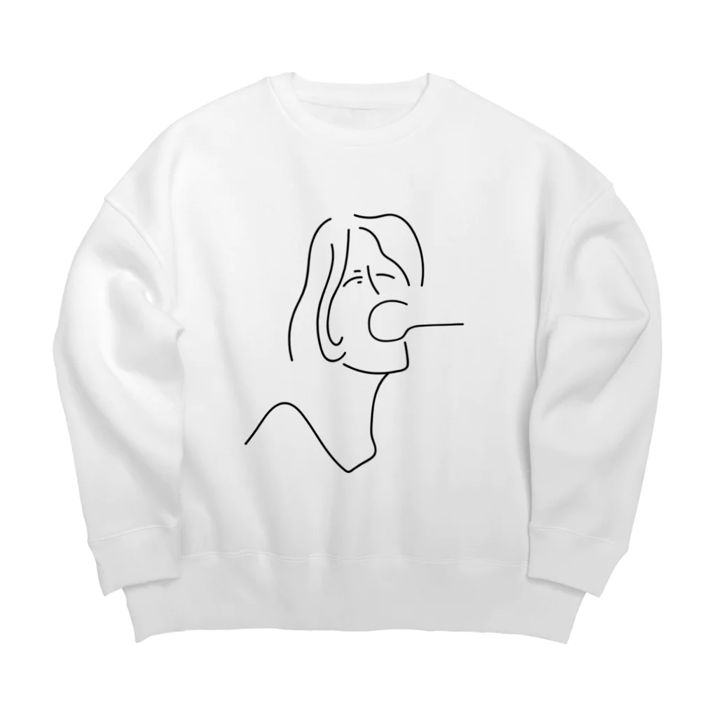 ぐにゃんじROCKのぐにゃんじの始まり Big Crew Neck Sweatshirt