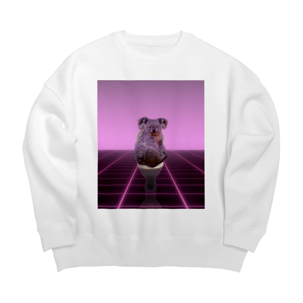 MCコアラコアラの賢いコアラ Big Crew Neck Sweatshirt