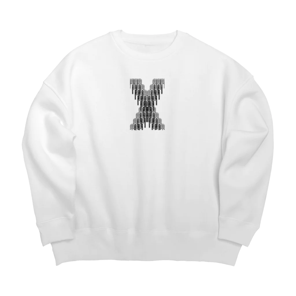 こんぽたーじゅまるのエックチ Big Crew Neck Sweatshirt