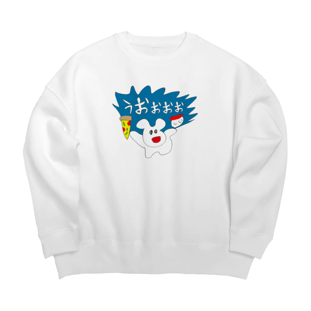 さわやか横丁の寿司とピザ  Big Crew Neck Sweatshirt