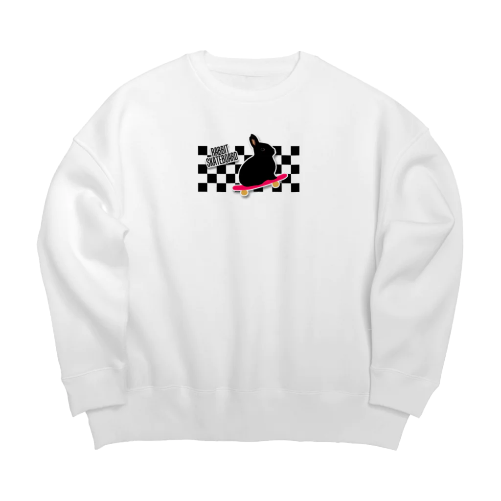 れなしやのラビットスケボー Big Crew Neck Sweatshirt