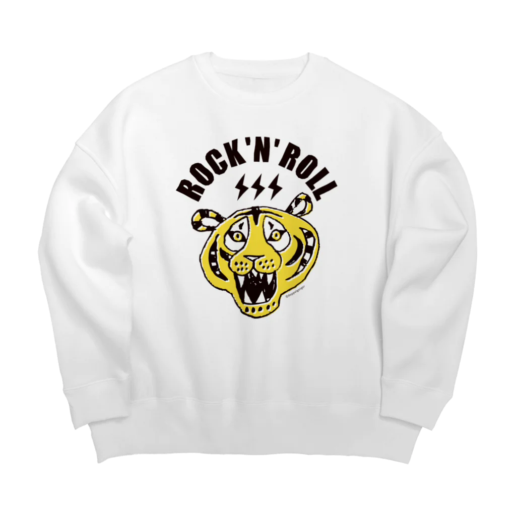 ROCK 'N' ROLL TIGER　ロックンロール タイガーの寅年 ROCK'N'ROLL TIGER タイガー／トラ／虎／ Big Crew Neck Sweatshirt