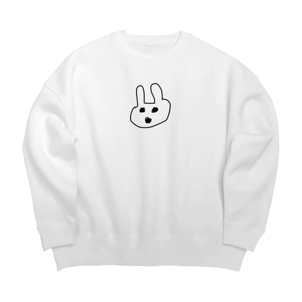 たそのおみせやさんのたそうさぎ Big Crew Neck Sweatshirt