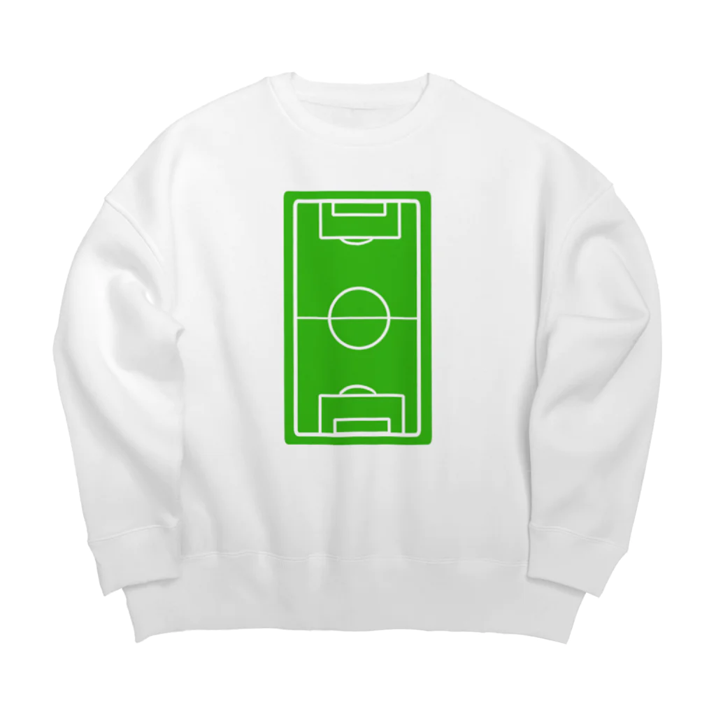 happy_25chanのサッカーコート柄スマホケース（iPhone 7/8） Big Crew Neck Sweatshirt